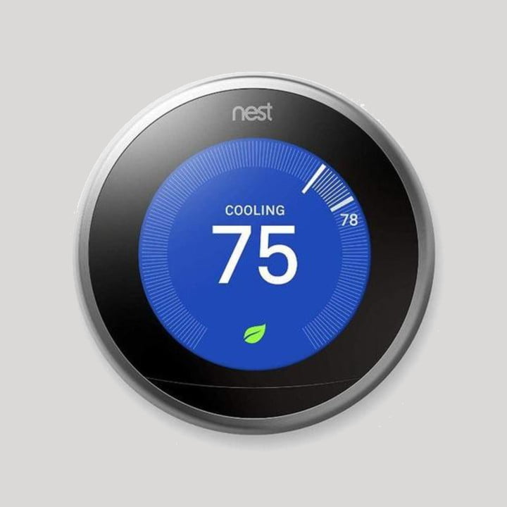 Thermostat d'apprentissage Nest 3e génération - acier inoxydable